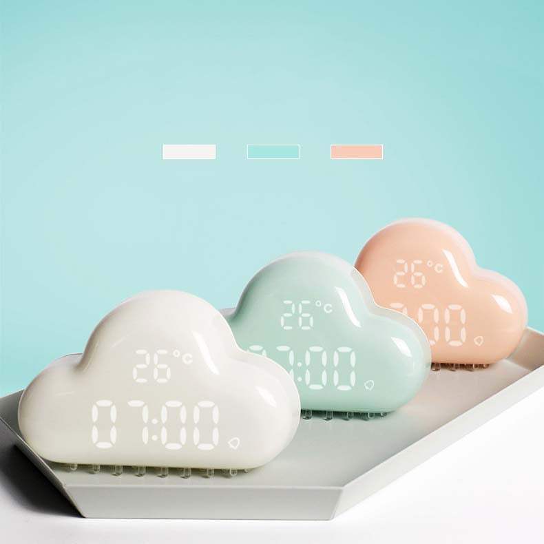 „Chubby“ LED-Digitalwecker mit Uhrzeit und Temperatur