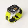 "Gym-Ready Band" Breathable Silicone Band for Apple Watch - Lime Green