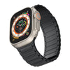 "Contrasting Colors Band" Magnetic Silicone Band For Apple Watch - Black