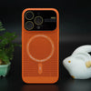 Magsafe iPhone-Hülle mit magnetischer Wärmeableitung und Linsenfolienschutz - Orange