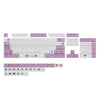 „Chubby Keycap“ Tastenkappen-Set für mechanische XDA-Tastaturen – weißes und violettes Design - Bildfarbe