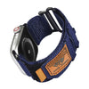 "Outdoor Weave Band" Climbing Nylon Velcro Sports Band For Apple Watch - Blue