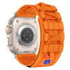 "Outdoor Weave Band" Mountaineering Orbit Nylon Band For Apple Watch - Orange