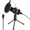 Rotatable USB Condenser Microphone - Black