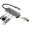 „Cyber“ Wireless Charging USB 3.0 HUB Dock - 4 In 1