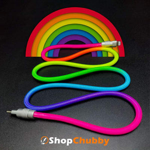 "Rainbow Chubby“ Buntes Chubby-Kabel 