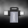 Apple OTG Adapter: Lightning to USB-C and Micro USB - Universal Compatibility - Type-C 3.0/Micro 2.0 to USB Female Adapter