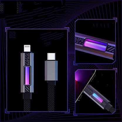 "Vibe“ RGB Neon Schnellladekabel